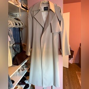 Mango Elegant Cream Trench Coat